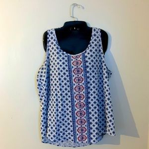 Time and Tru Polyester Sleeveless Top